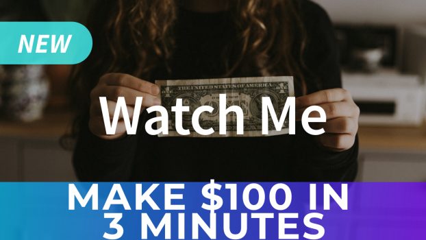 Watch me make $100 in 3 minutes!