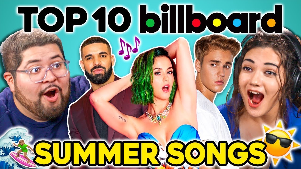 College Kids React To Top 10 Summer Songs For The Last Ten Years (Billboard 2009-2018)