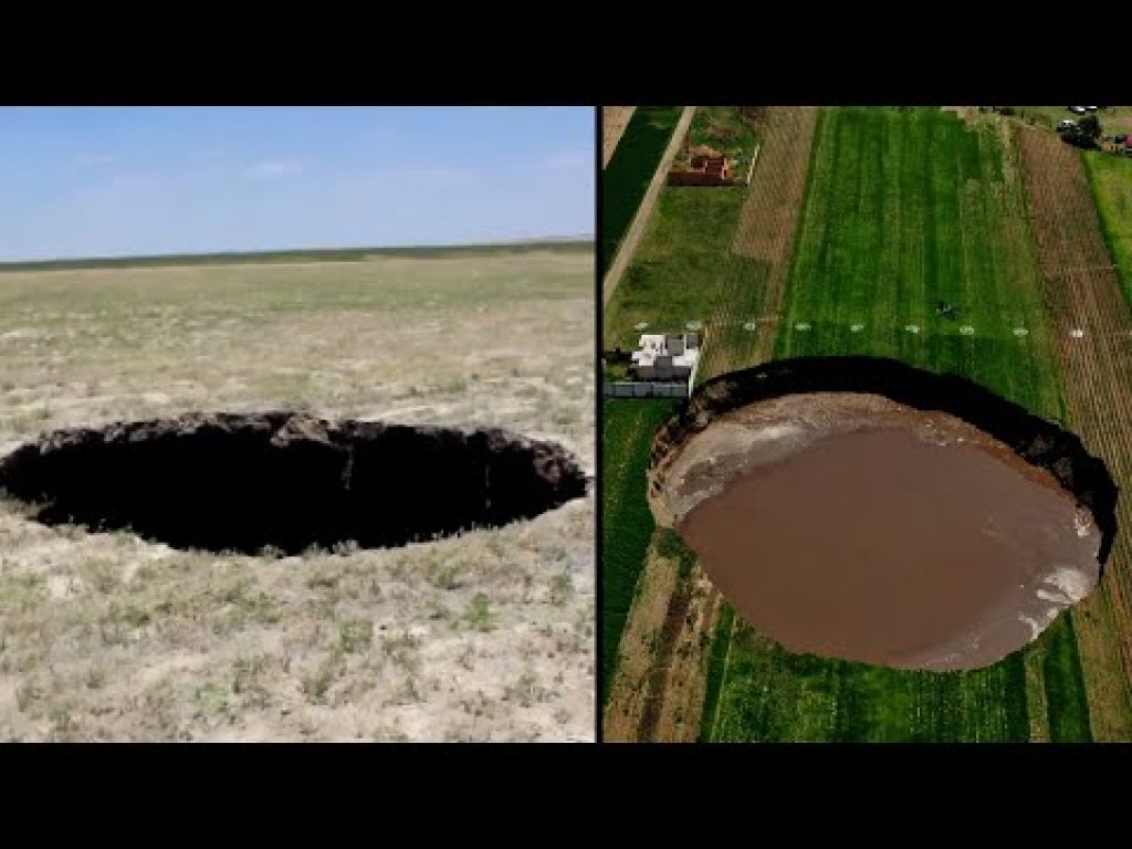 17-Year-Old Discovers and Nearly Falls Into Massive Sinkhole