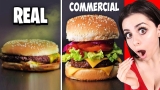 Food In Commercials VS  In Real Life !