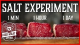 How to Season Steak Experiment – When to Salt Your Steaks, INCREDIBLE!