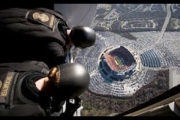 Navy Seals’ Insane Parachute Jump Into Football Stadium ????