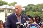 Joe Biden telling group of black kids about RUBBING BLOND HAIR ON HIS LEGS&hellip;
