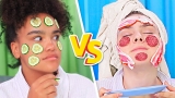 10 DIY Healthy vs Junk Food Challenge!