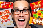 British Movie Theater Snacks Taste Test Ft. Sorted Food