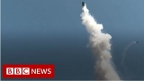 Tank launched into air by chemical factory blast – BBC News