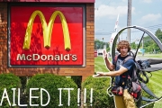 Flying To McDonald’s On My Paramotor