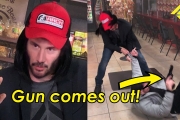 Keanu Reeves Stops A ROBBERY!