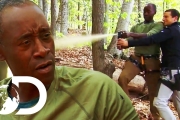 Spicing Up An Eggshell And Worm Omelette… With Bear Spray! | Running Wild With Bear Grylls