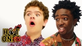 Stranger Things’ Caleb McLaughlin and Gaten Matarazzo Play Truth or Dab | Hot Ones