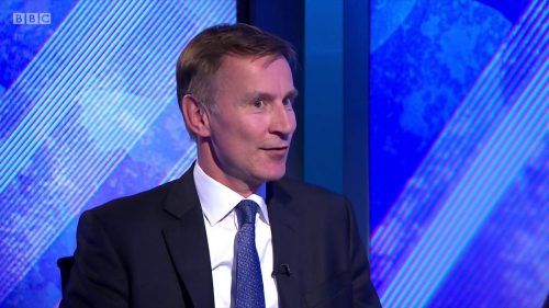 Wow. Jeremy Hunt says the obvious but until now unsayable: *of course* Russia is…