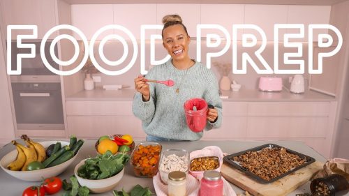 THE BEST Healthy Food Prep!! Protein Granola, Healthy Carbs, Snacks & MORE!