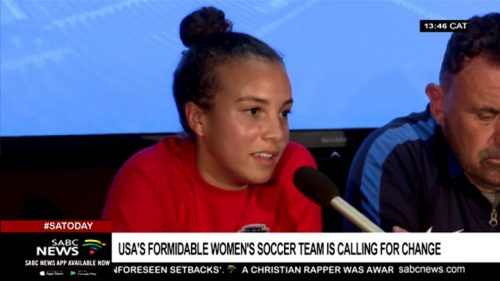 US Women’s football team calls for pay equity