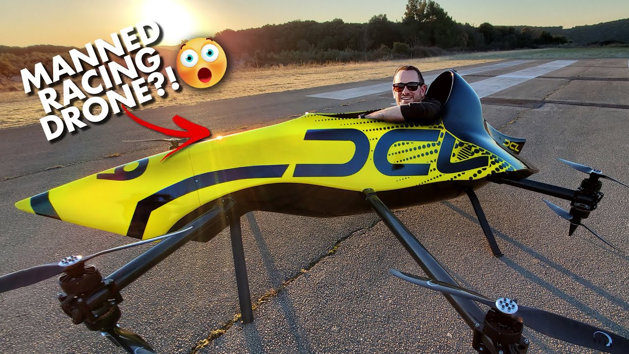 First Manned Aerobatic RACING Drone – Will it FLIP? 😲