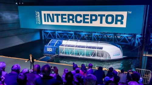 Boyan Slat unveils The Ocean Cleanup Interceptor