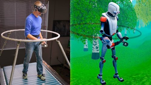 The Infinadeck Omnidirectional Treadmill