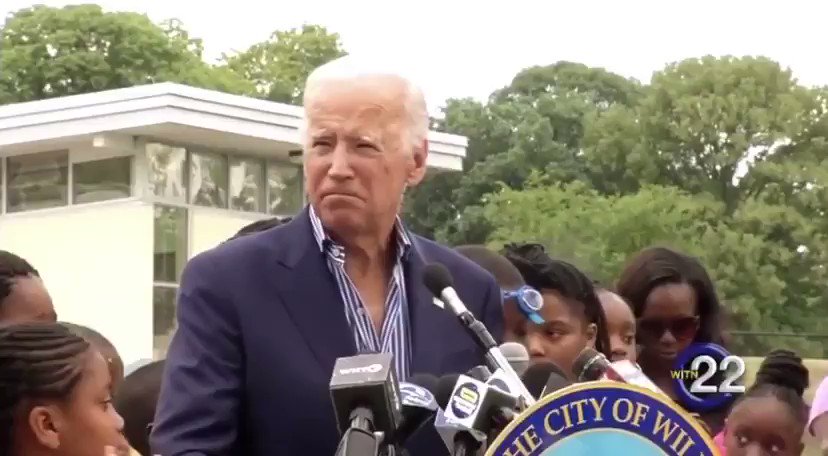 Joe Biden telling group of black kids about RUBBING BLOND HAIR ON HIS LEGS&hellip;