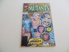 1990 THE NEW MUTANTS #87 B GOLD COVER SIGNED 2X LOUISE SIMONSON & BOB WIACEK COA