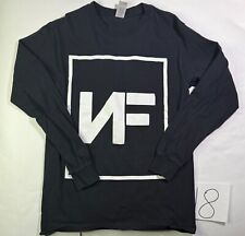 NF Music Rap LS Men Small Black Graphic Print NF Merch Leave Me Alone Crew Neck