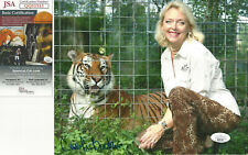 Tiger King Star Carole Baskin autograph 8x10 great photo JSA Certified