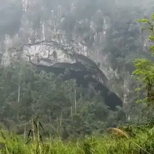 A farmer accidentally found a hole on a side of a mountain only to…