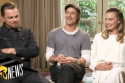 Leonardo DiCaprio, Brad Pitt & Margot Robbie on ‘Once Upon a Time … in Hollywood’ | MTV News