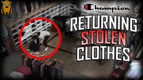 Crazy Thief Returns STOLEN Clothes