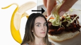 I Try Making The Vegan Banana Peel Pulled Pork Sandwich