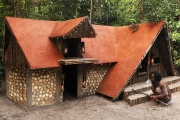Awesome Man!  Build The Greatness Winter Ancient Villa House