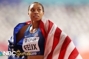 USA dominates in first mixed 4×400 relay, Allyson Felix breaks Usain Bolt’s record | NBC Sports