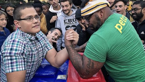 Can You Beat This SCHOOLBOY at ARM WRESTLING ? 2.0