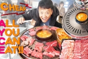 STANDING ONLY Korean BBQ & CHEAP All You Can Eat STEAK in Seoul