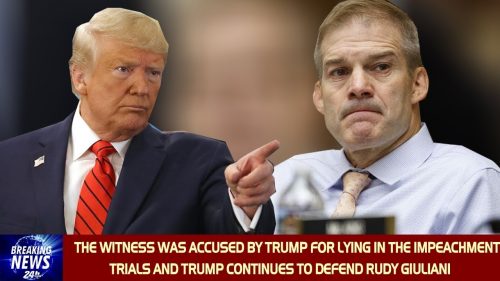 BREAKING!! WITNESS Was ACCUSED By Trump For LYING In IMPEACHMENT Trials