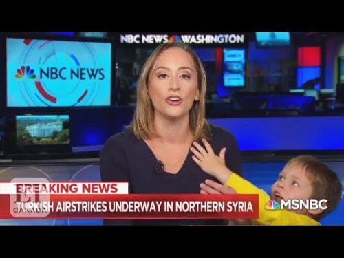 Reporter’s Son Interrupts Live Broadcast